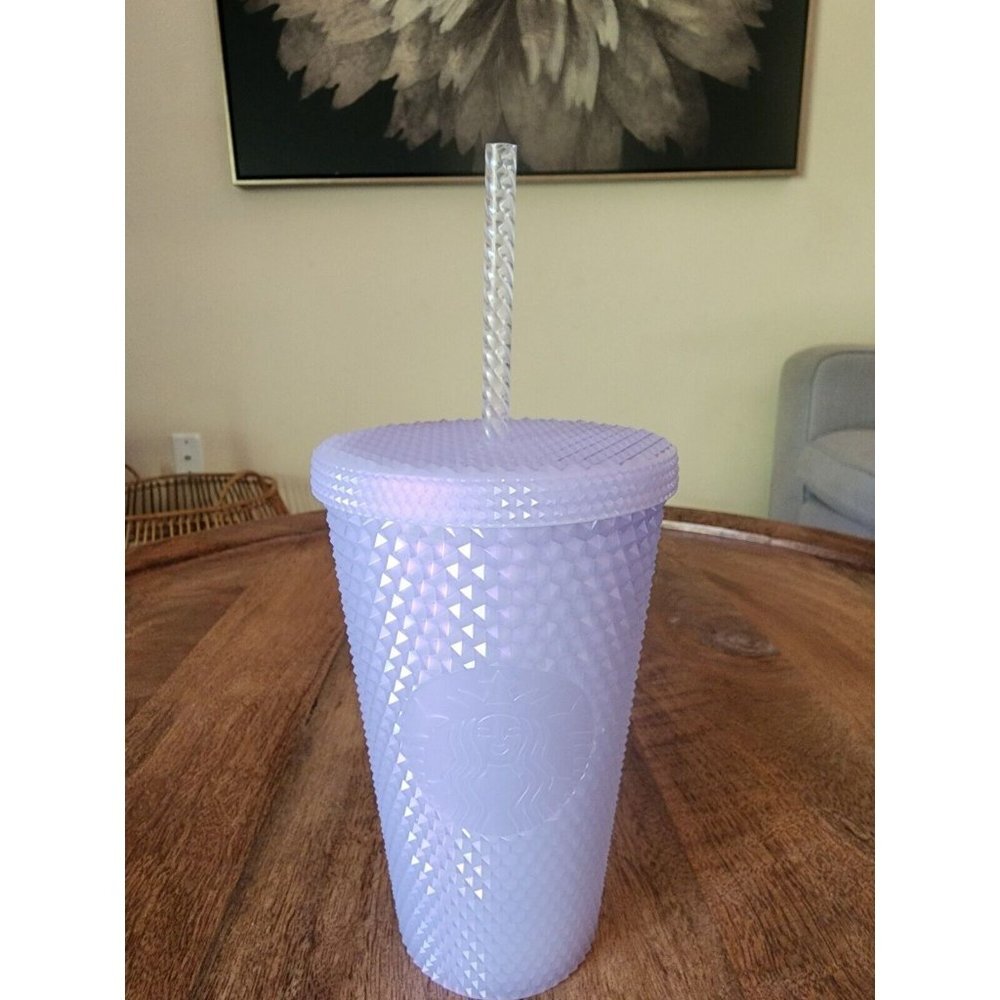 2021 Starbucks Holiday Iridescent Icy Lilac Cold Cup Tumbler | 16oz